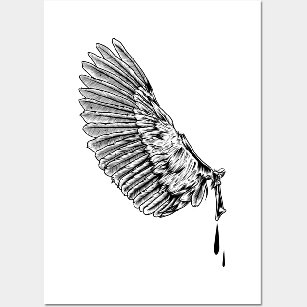 Broken Wing Wall Art by Scottconnick